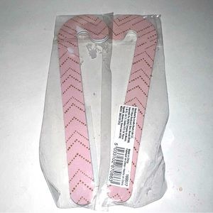 Two small candy cane nail files